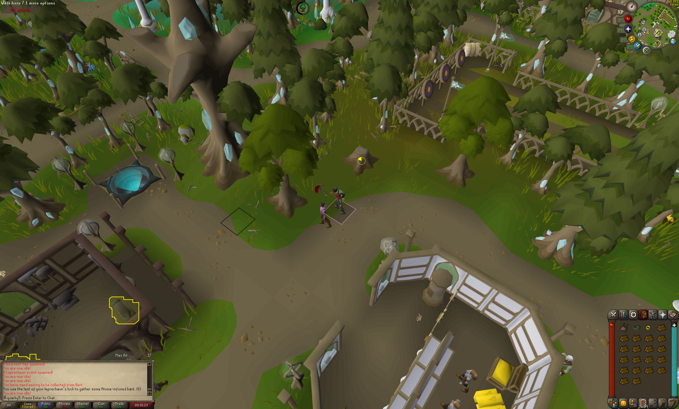 woodcutting in runescape